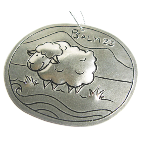Tin Ornament Psalm 23